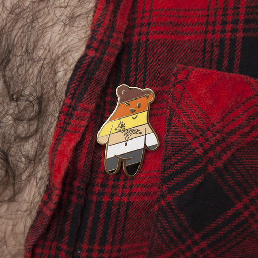 Bear Buddy Pin - GAYPIN'