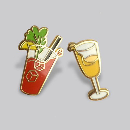 Brunch Buddies Pin Set - GAYPIN'