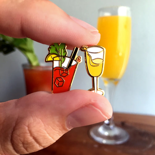 Brunch Buddies Pin Set - GAYPIN'