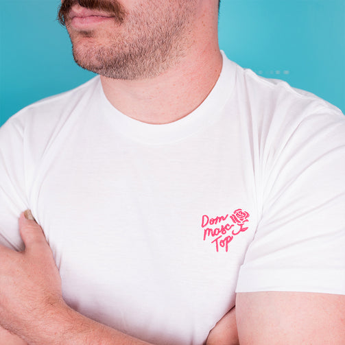 Dom Masc Top Embroidered T-Shirt - GAYPIN'