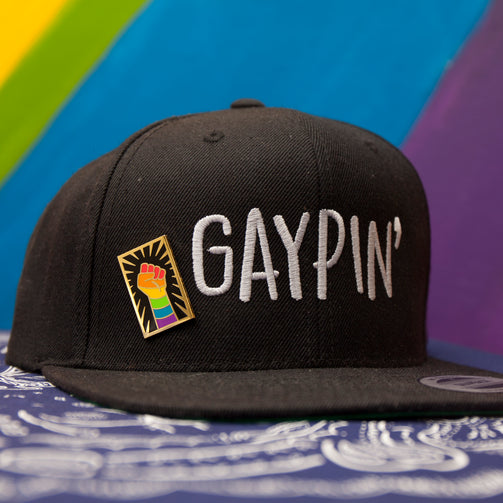 Rainbow Resist Pin - GAYPIN'
