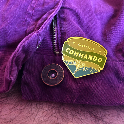Going Commando Pin - GAYPIN'