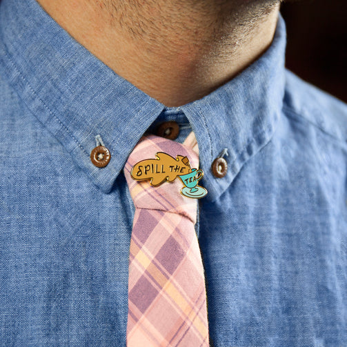Spill The Tea Pin - GAYPIN'