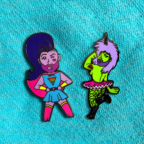 Super Queero Pin - GAYPIN'
