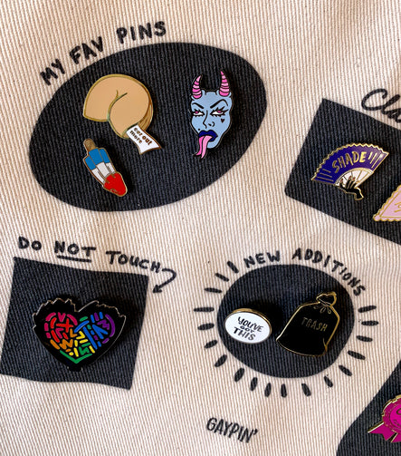Pin Tote Bag - GAYPIN'