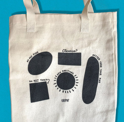Pin Tote Bag - GAYPIN'