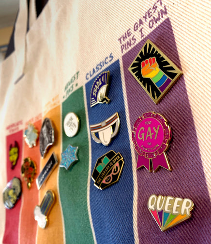 Pin Tote Bag - GAYPIN'