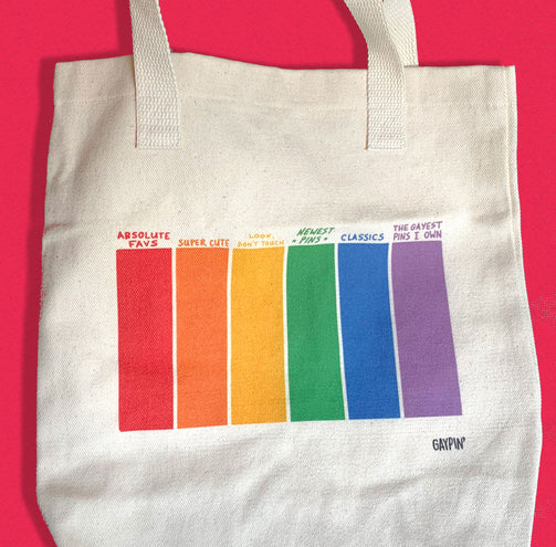 Pin Tote Bag - GAYPIN'