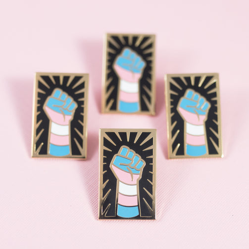 Trans Resist Pin - GAYPIN'