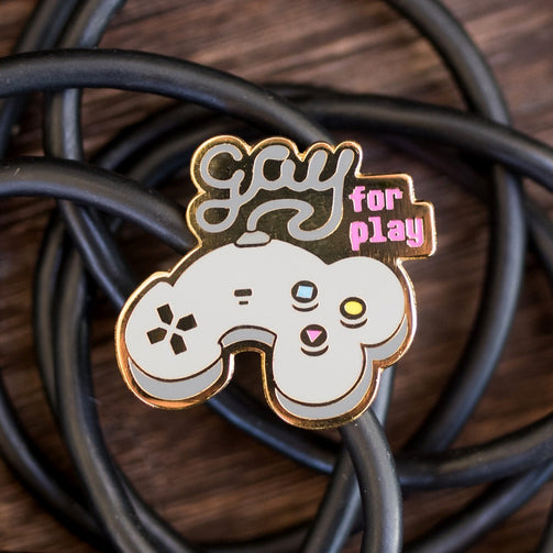 Gay for Play pin - GAYPIN'