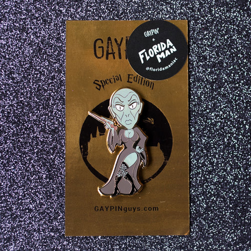 Lady V pin (collab w. Florida Man) - GAYPIN'