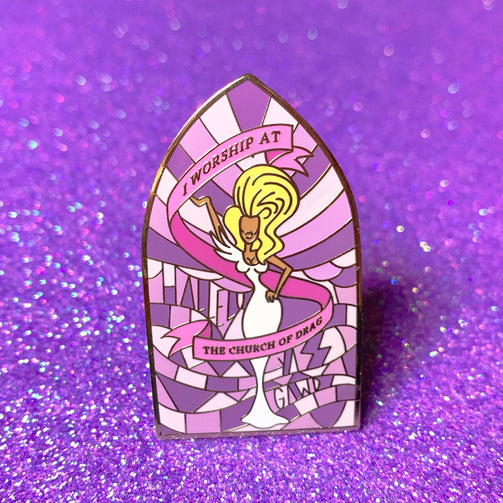 Drag Church pin - GAYPIN'