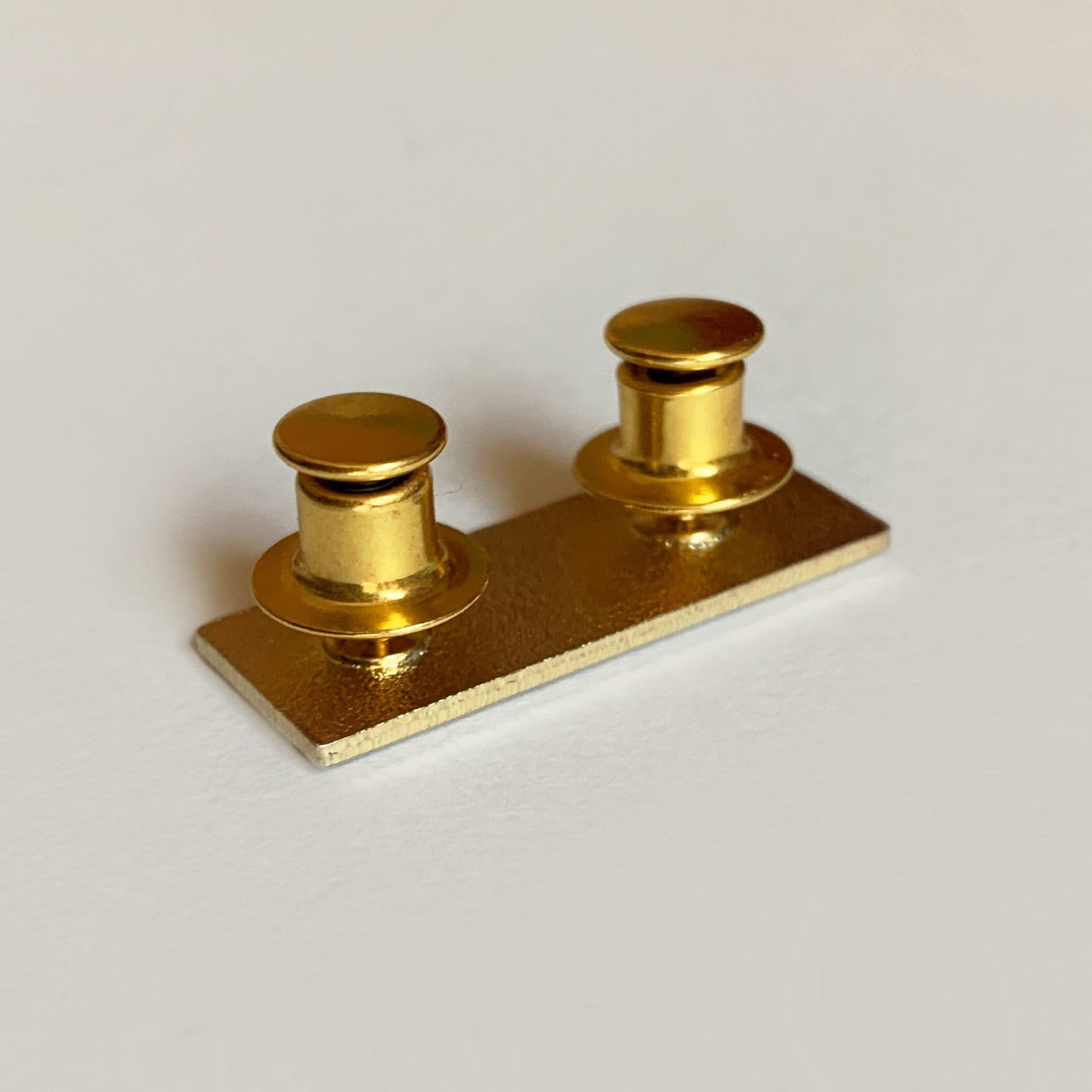 Gold Locking Pin Backs