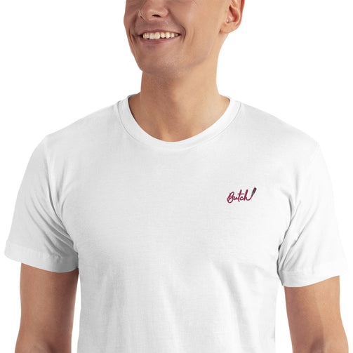 Butch Embroidered T-Shirt - GAYPIN'