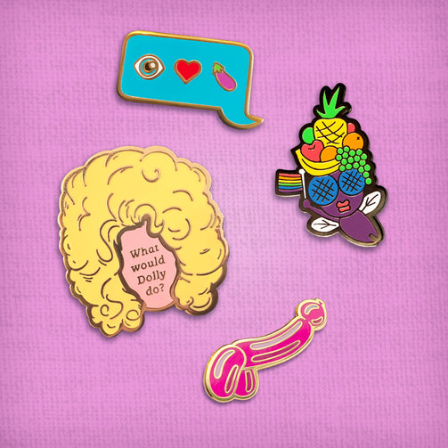Fruit Fly pin - GAYPIN'