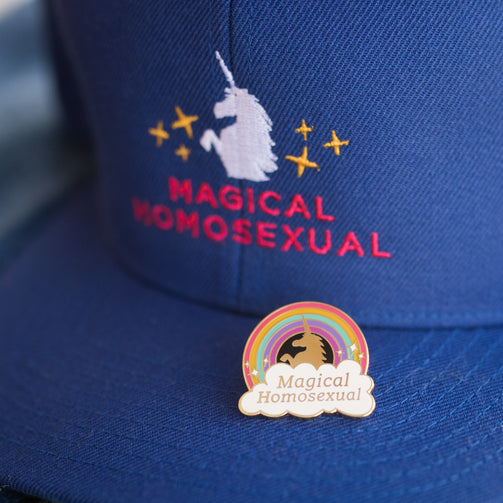 Magical Homosexual Pin - GAYPIN'