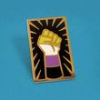 Non-Binary Resist Fist pin