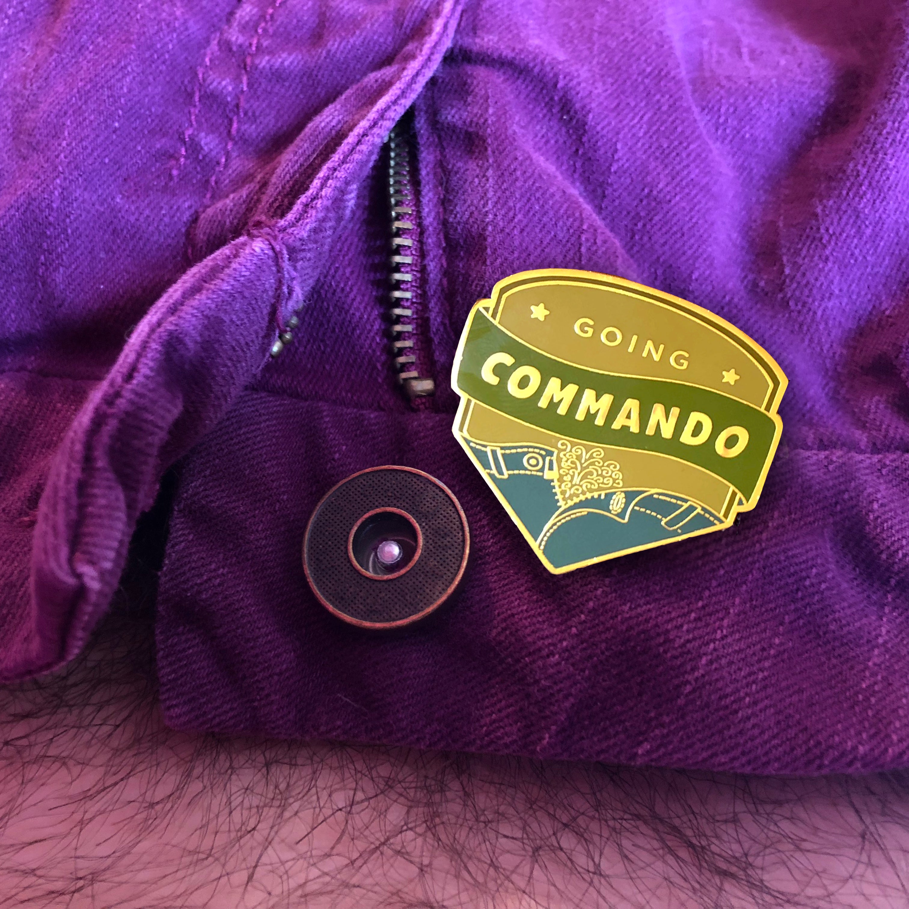 Going Commando Pin GAYPIN'