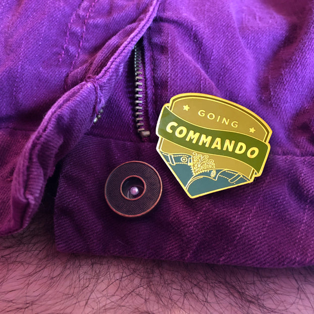 Going Commando Pin GAYPIN'