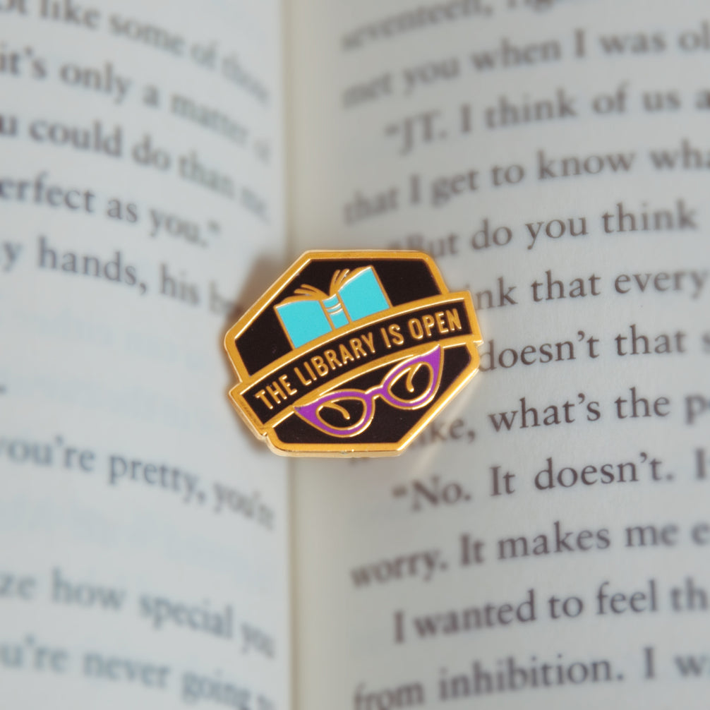 Library Is Open Pin – GAYPIN'
